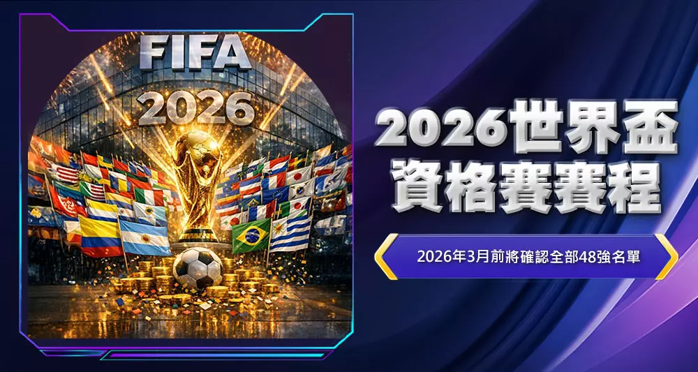 2026世界盃資格賽賽程